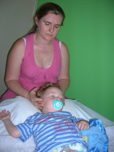 Craniosacral Therapy on infant